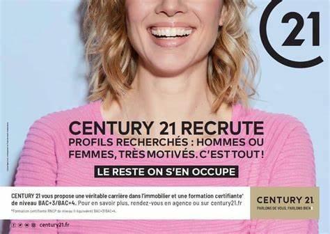 18 Septembre A 19h A Valbonne Campagne De Recrutement Century 21 Agence Immobiliere A