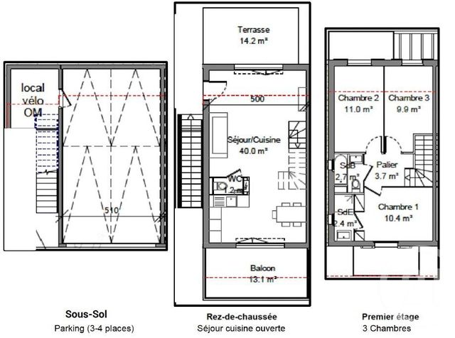 Maison à vendre - 4 pièces - 80 m2 - St Laurent Du Var - 06 - PROVENCE-ALPES-COTE-D-AZUR